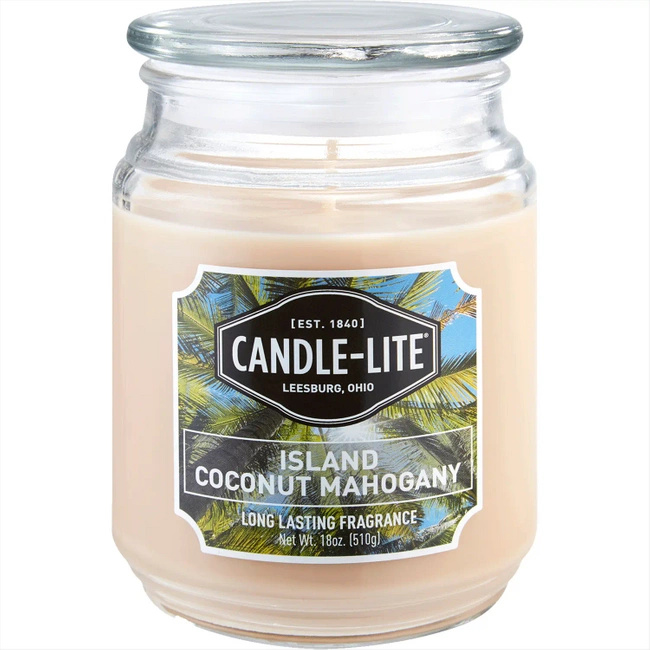 Naturalna świeca zapachowa Candle-lite Everyday 510 g - Island Coconut Mahogany