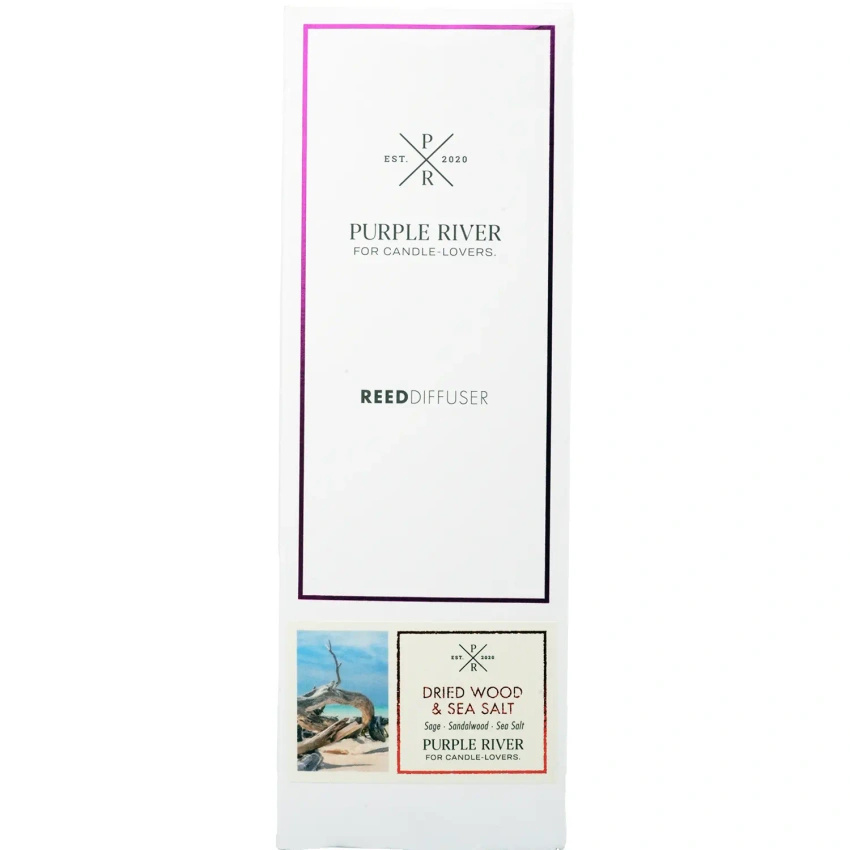Purple River fragancia en barra 100 ml - Dried Wood Sea Salt