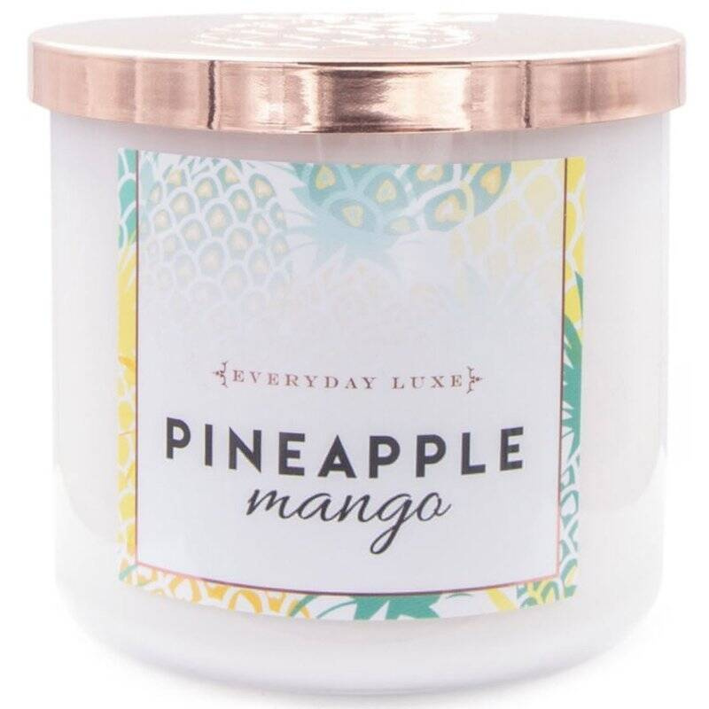 Colonial Candle Luxe large soy scented candle 3 wicks 14.5 oz 411 g - Pineapple Mango