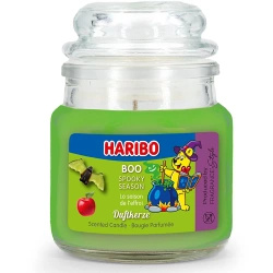 Haribo small scented candle in glass 85 g - Boo Halloween