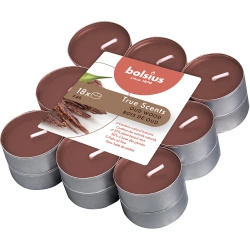 Bolsius True Scents tealighty zapachowe 18 szt - Oud Wood