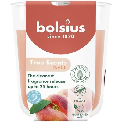 Bolsius True Scents candela profumata 80/73 mm - Pesca