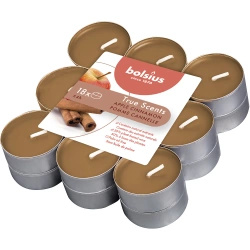 Bolsius True Scents bougies à réchaud parfumées 18 pcs - Apple & Cinnamon