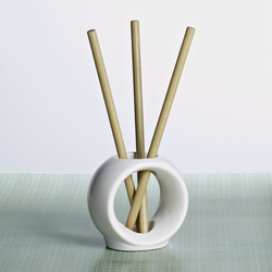 Witte vaas voor geurstokjes Scent Sticks Candle-lite
