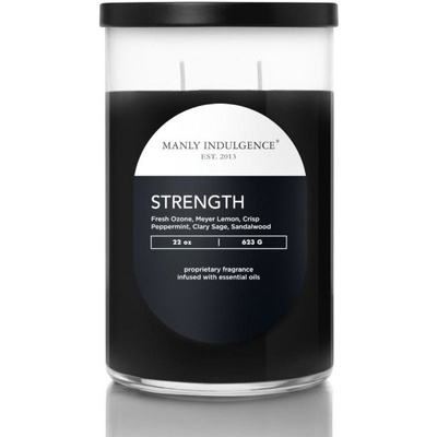 Soja geurkaars voor heren Strength Colonial Candle