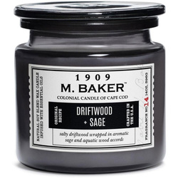 Ароматическая свеча соевая аптечная банка 396 г Colonial Candle M. Baker - Driftwood Sage