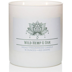 Colonial Candle Wellness grand pot bougie parfumée mélange de soja 16 oz 453 g - Wild Hemp & Oak