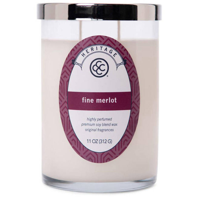 Vela perfumada de soja Fine Merlot Colonial Candle