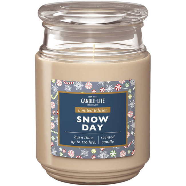 Świąteczna naturalna świeca zapachowa Candle-lite Everyday 510 g - Snow Day