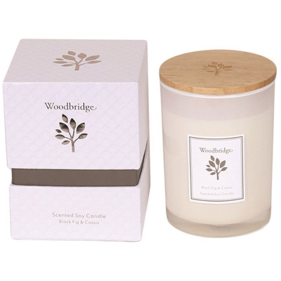 Cadeau kaars soja geurig Woodbridge - Black Fig Cassis
