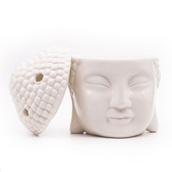 Brucia essenze Budda Bianco ceramica