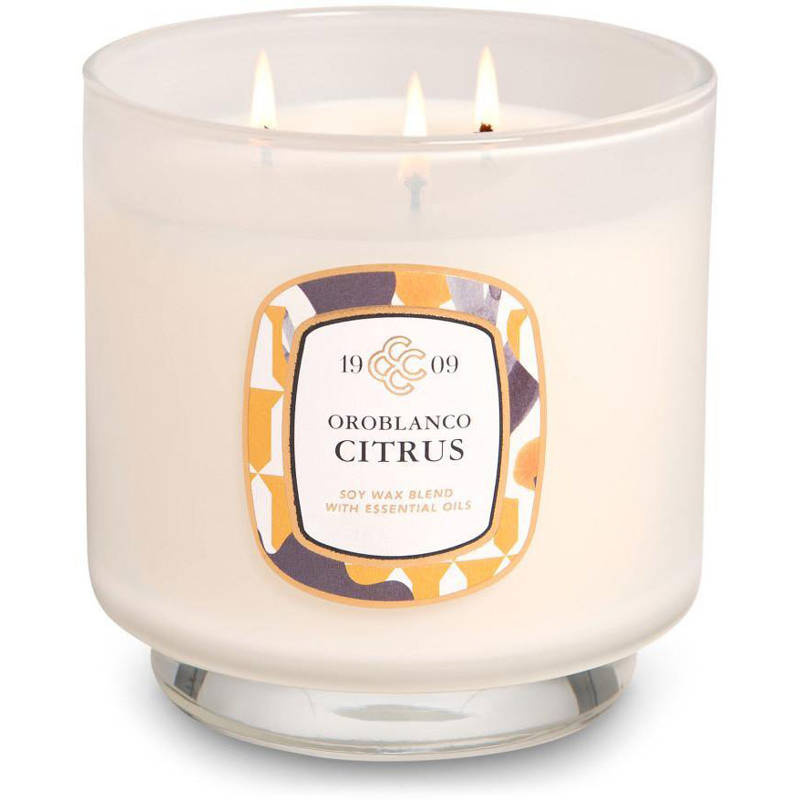 Lussuosa candela profumata Oroblanco Citrus Colonial Candle