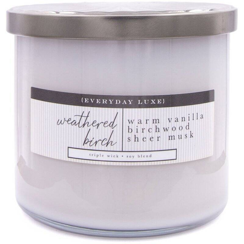 Candela profumata alla soia Colonial Candle Luxe - Weathered Birch