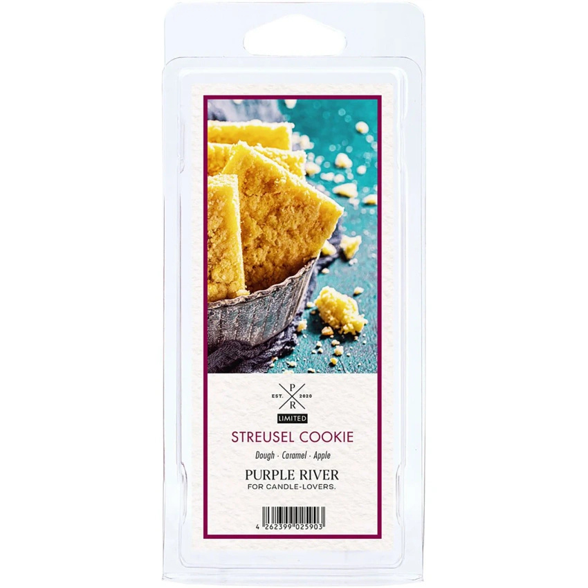 Purple River sojowy wosk zapachowy 50 g - Streusel Cookie