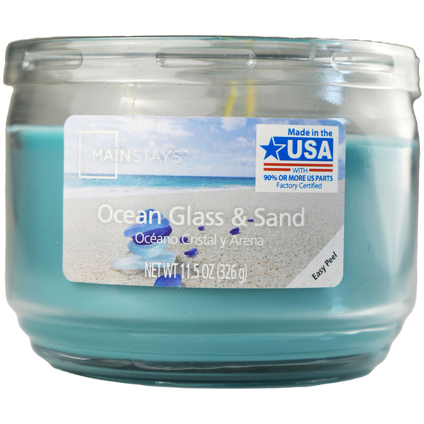 Morska świeca zapachowa Mainstays 11.5 oz 326 g - Ocean Glass Sand