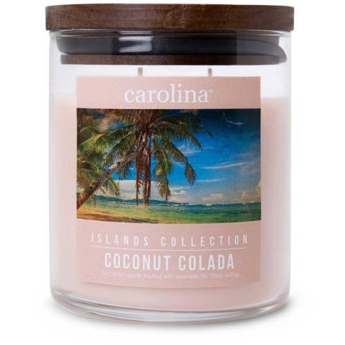 Sojowa świeca zapachowa naturalna z olejkami eterycznymi Colonial Candle Islands Collection 425 g - Coconut Colada